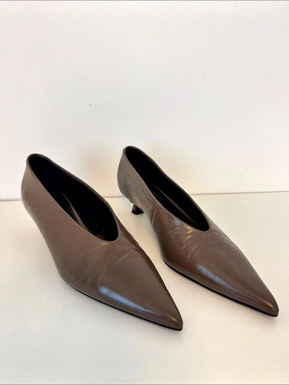 Tony Bianco Cameo Kitten Heel Pumps Brown US 7